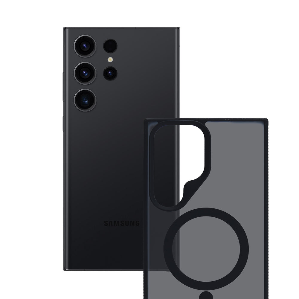 3mk Smoke MagCase with MagSafe for Samsung Galaxy S23 Ultra - semi-transparent