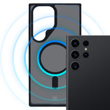 3mk Smoke MagCase with MagSafe for Samsung Galaxy S23 Ultra - semi-transparent