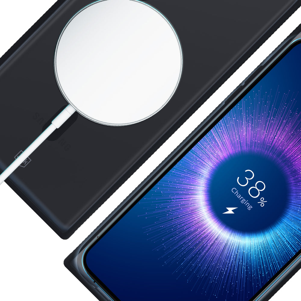 3mk Smoke MagCase with MagSafe for Samsung Galaxy S23 Ultra - semi-transparent