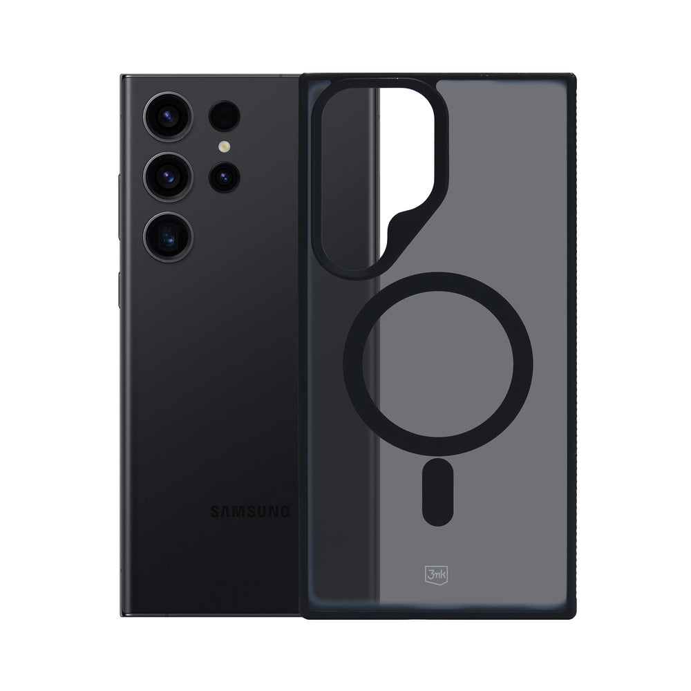 3mk Smoke MagCase with MagSafe for Samsung Galaxy S23 Ultra - semi-transparent