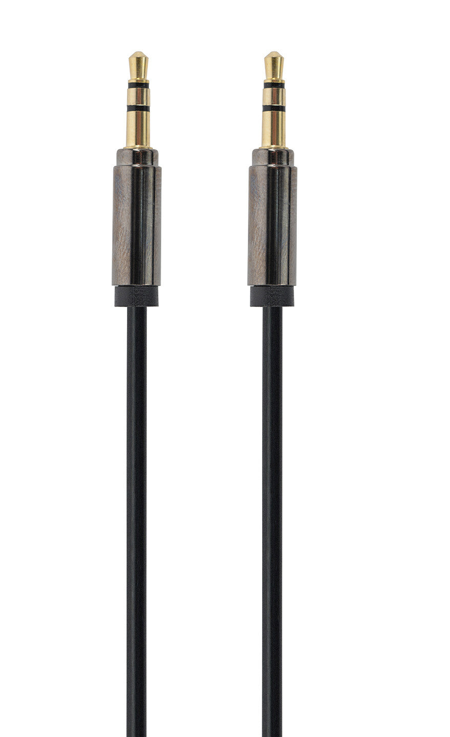 Gembird Cable CCAP-444-0.75M (Mini Jack M - Mini Jack M; 0,75m; black color) lydkabel 3.5mm Sort