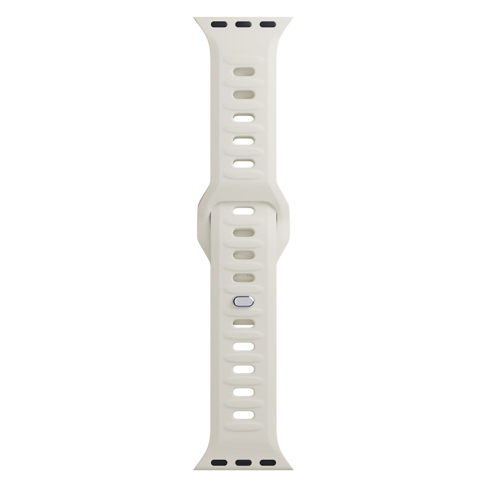 3mk Silicone Watch Strap for Apple Watch 38/40/41 mm - white