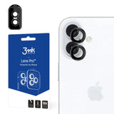 3mk Lens Protection Pro Camera Cover med sort ramme til iPhone 16 / 16 Plus