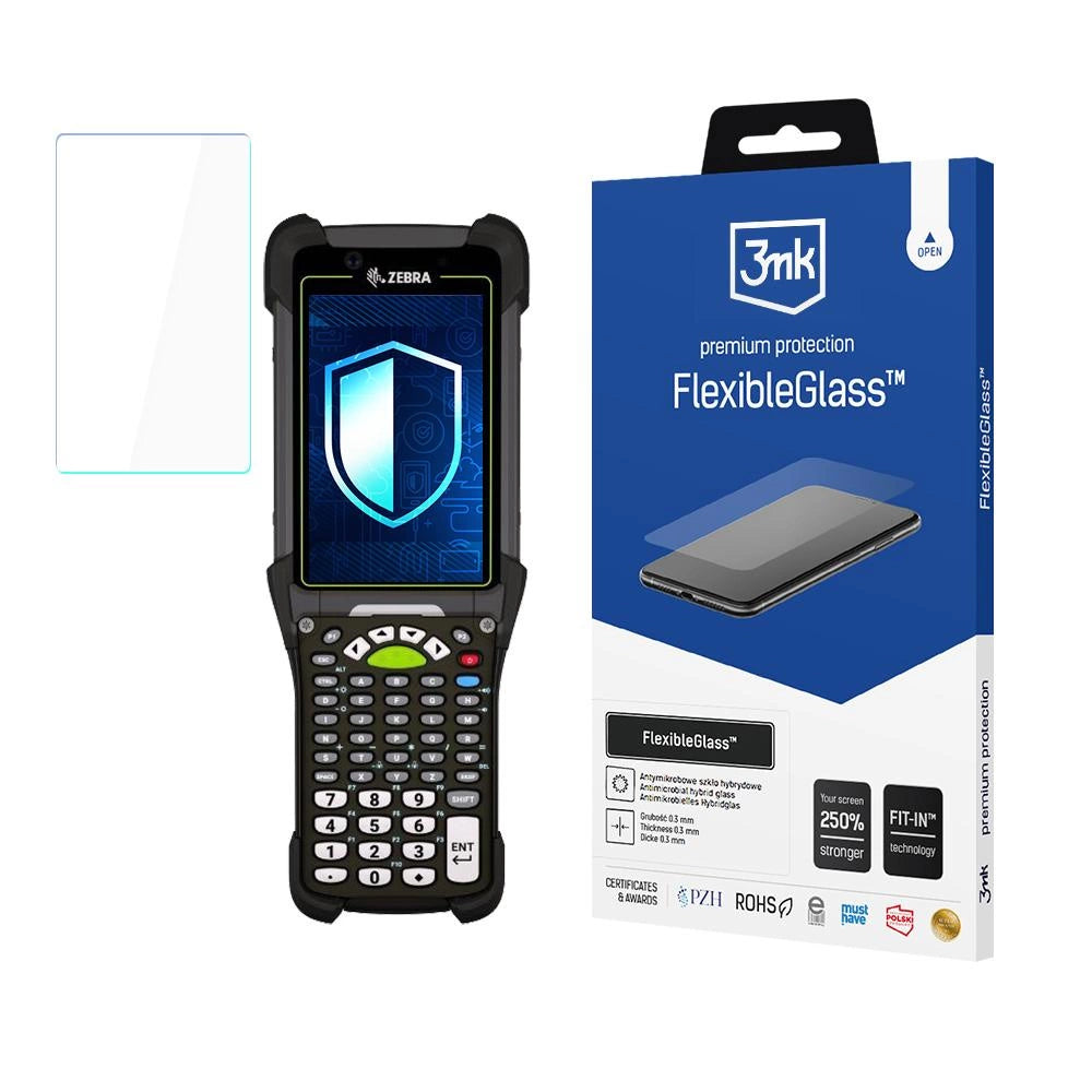 Hybridglas 3mk FlexibleGlass på Zebra MC92