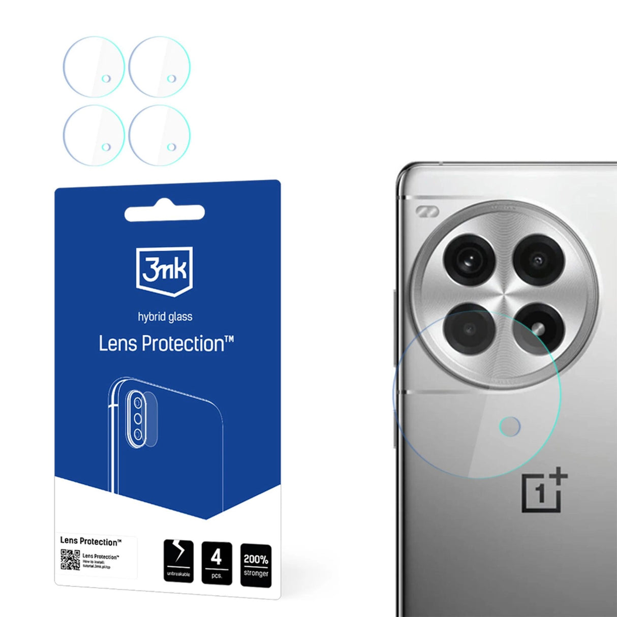 Kamera Cover 3mk Lens Protection til OnePlus 12T