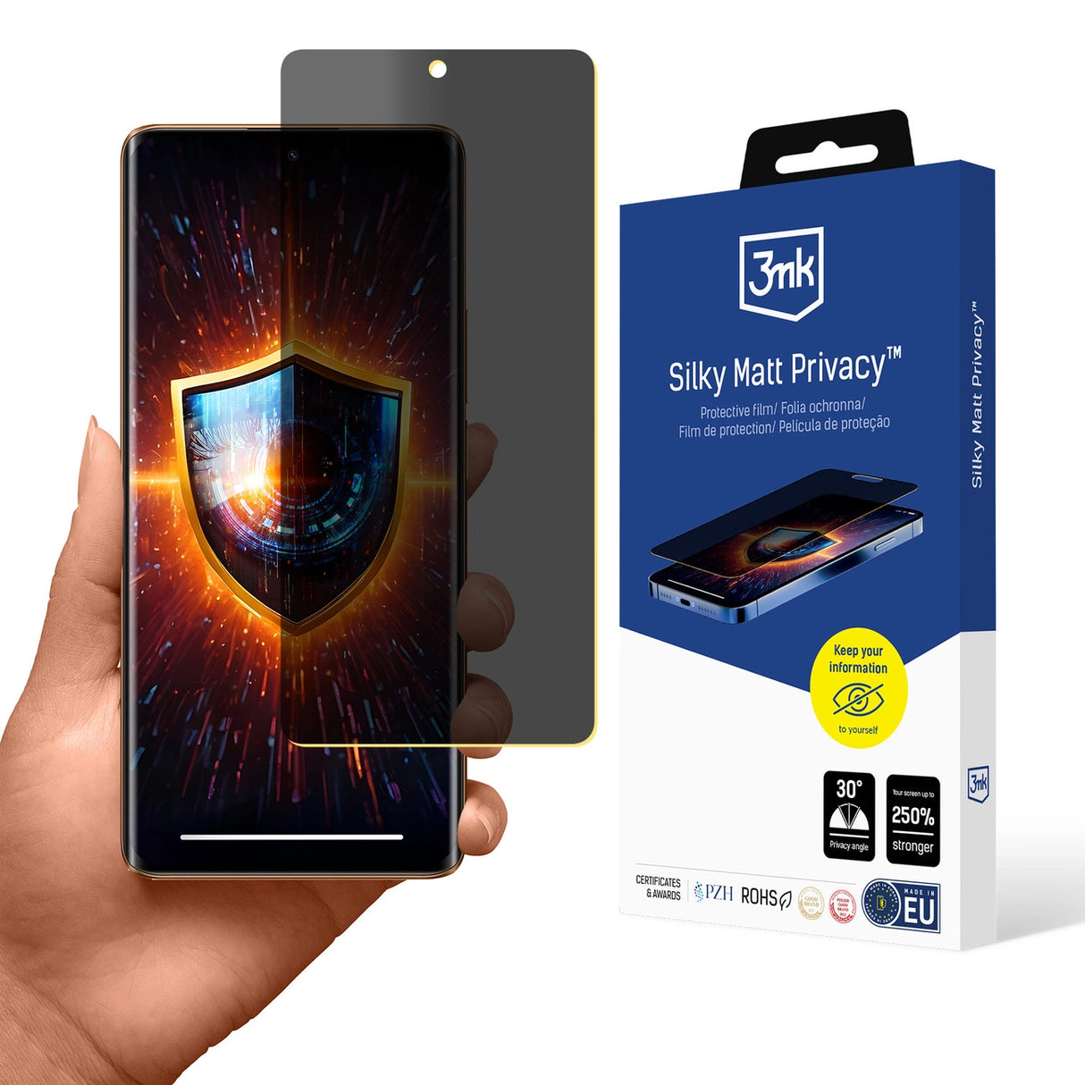 3mk Silky Matt Privacy Screen Protector til Xiaomi Redmi Note 11 Pro 5G
