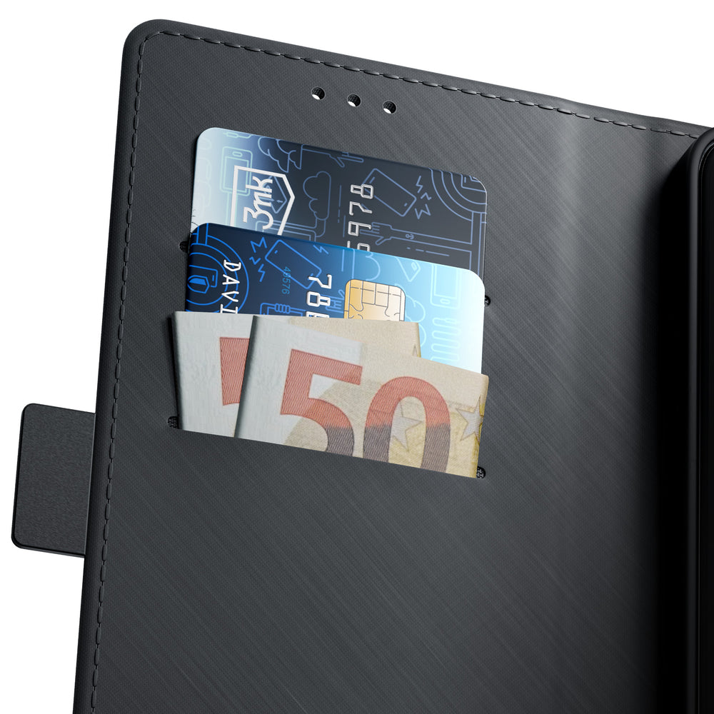 3mk Wallet Case til Xiaomi 13T - sort