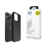 3mk Silicone Case til iPhone 16 Pro Max - sort