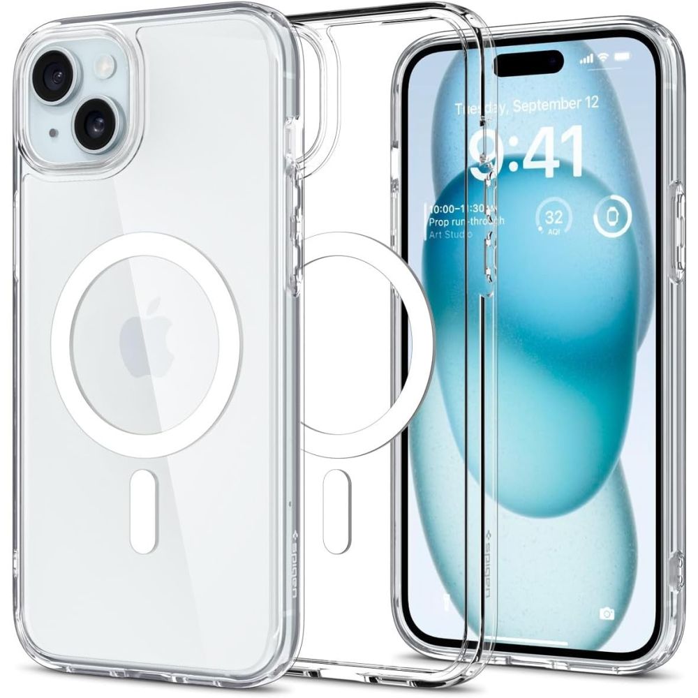Spigen Ultra Hybrid Magsafe Iphone 15 Hvid
