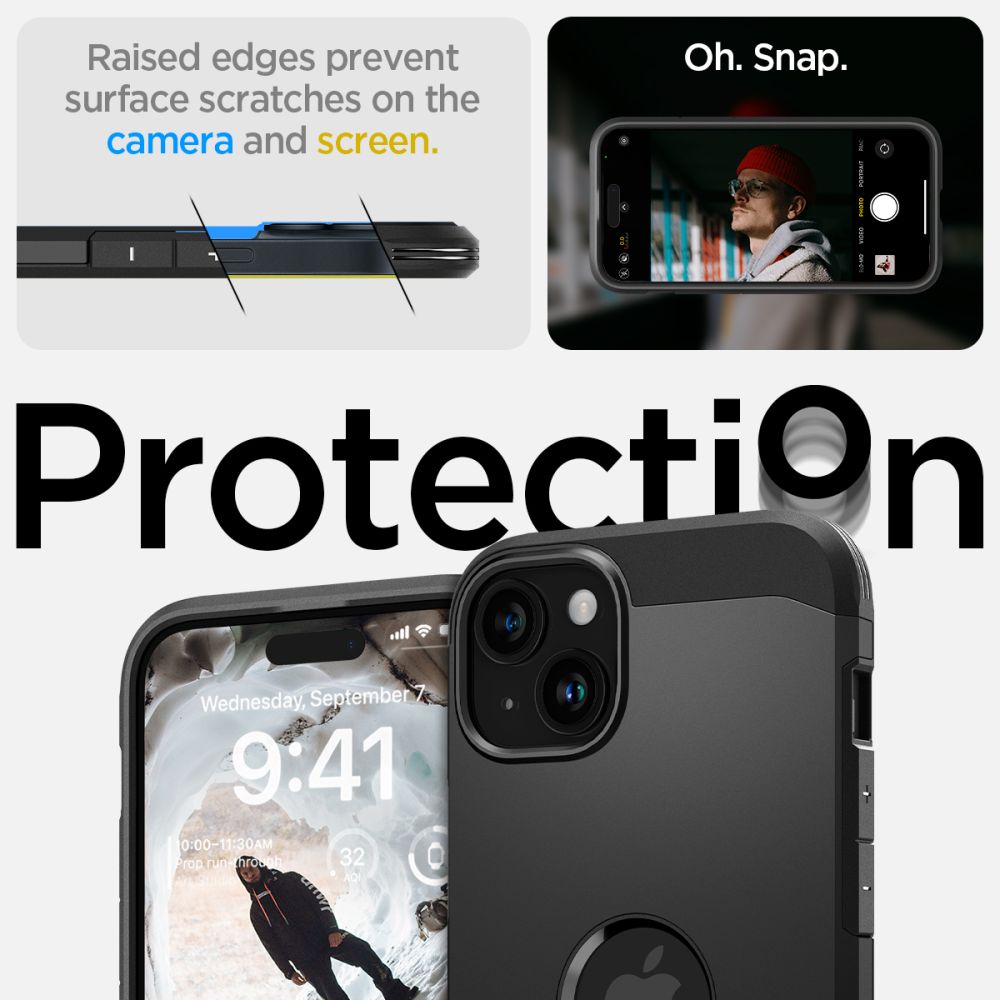 Spigen Tough Armor Magsafe Iphone 15 Sort