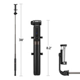 Spigen S540 W Bluetooth Selfie Stick Stativ Sort