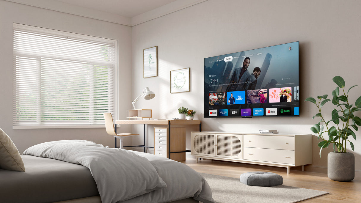 TCL 55P69K TV 139,7 cm (55") 4K Ultra HD Smart TV Wi-Fi Sort