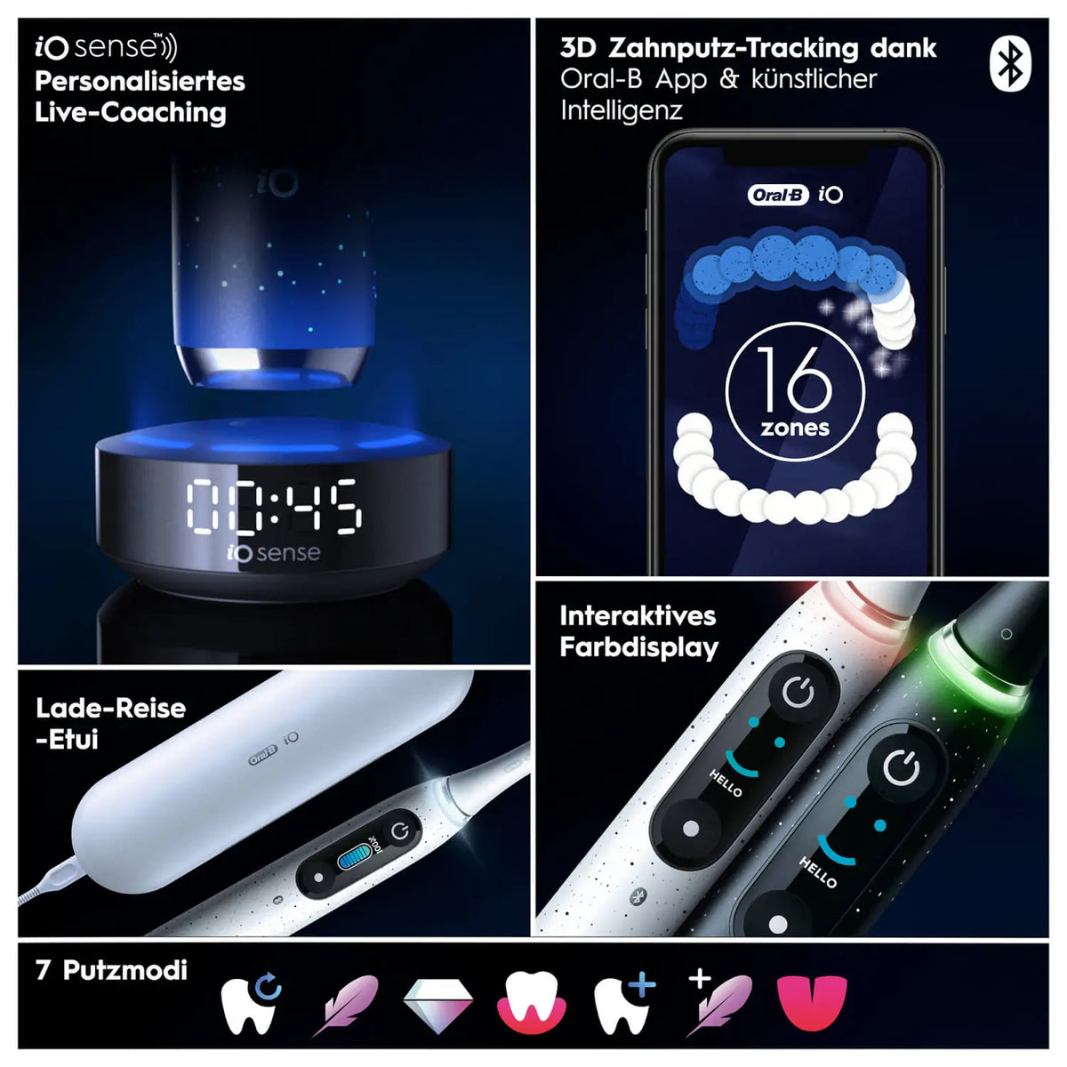 Oral-B iO Series 10 Black Onyx Luxe Edition electric toothbrush