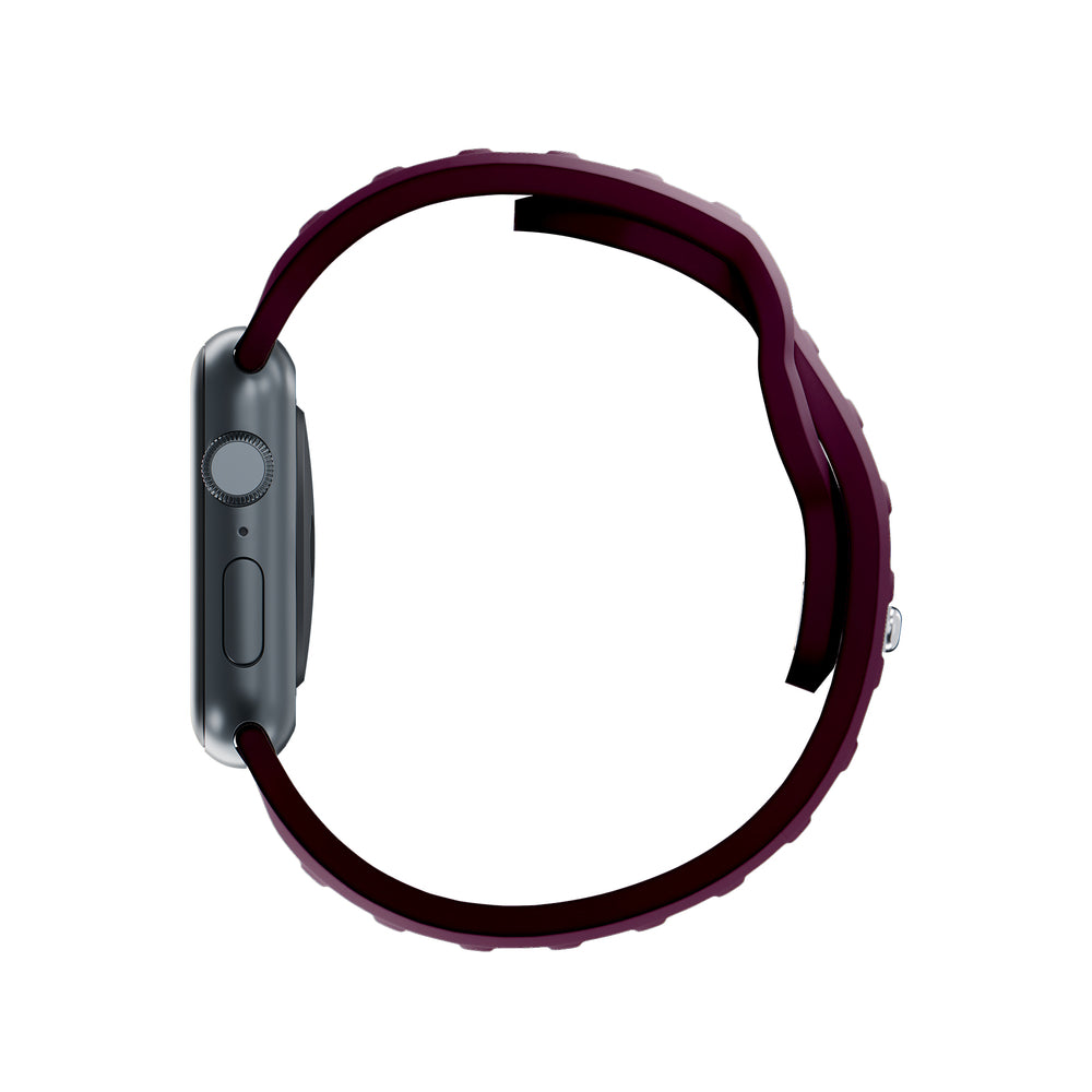 3mk Silicone Watch Strap for Apple Watch 42 / 44 / 45 / 49 mm - Burgundy