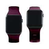 3mk Silicone Watch Strap for Apple Watch 42 / 44 / 45 / 49 mm - Burgundy