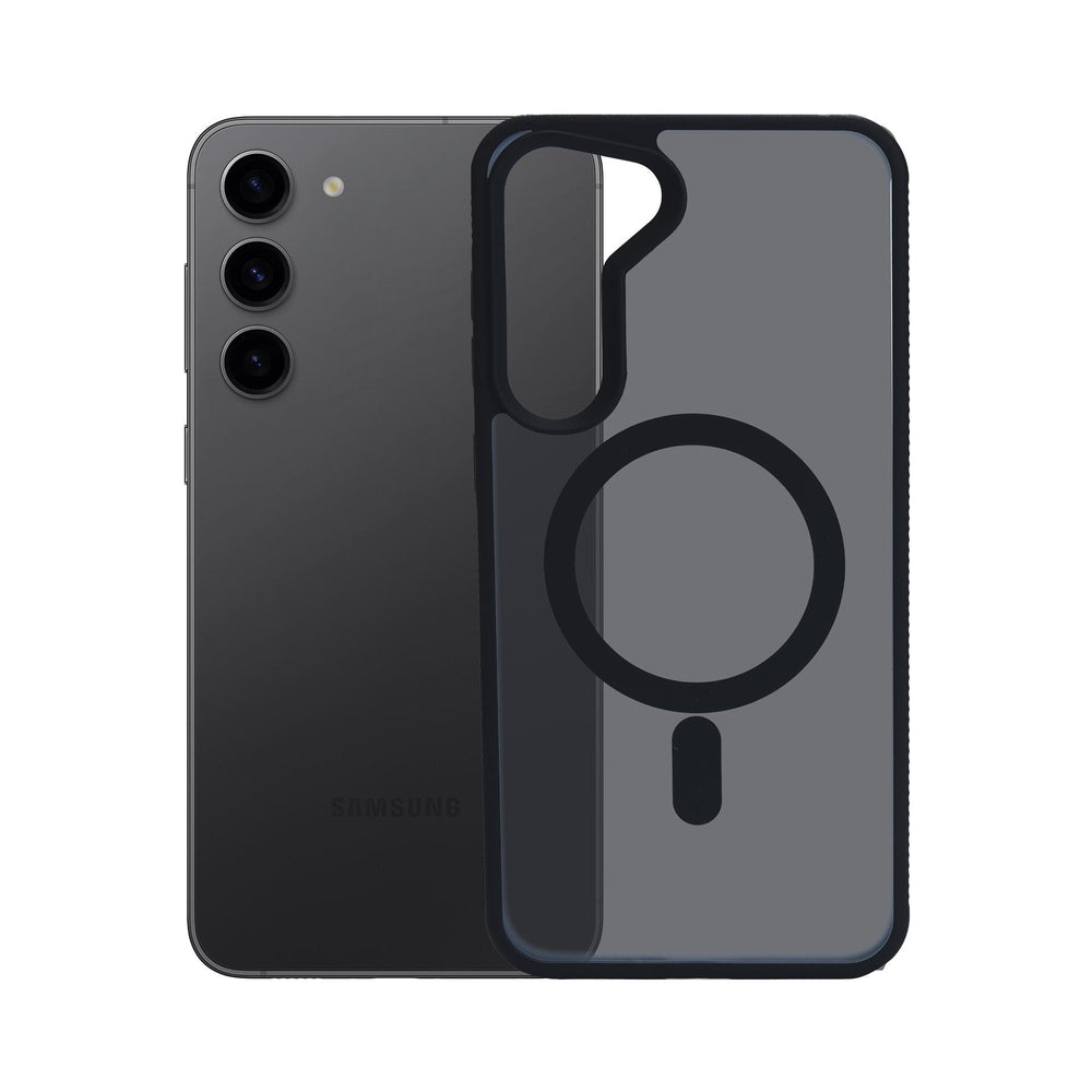 3mk Smoke MagCase with MagSafe for Samsung Galaxy S24 - semi-transparent