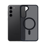 3mk Smoke MagCase with MagSafe for Samsung Galaxy S24 - semi-transparent