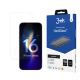 Hærdet glas 9H 3mk HardGlassTM til Apple iPhone 16