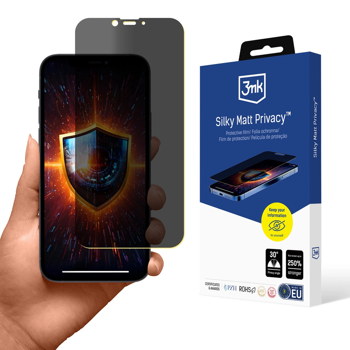 Privacy film matte 3mk Silky Matt Privacy til iPhone 13 Pro Max