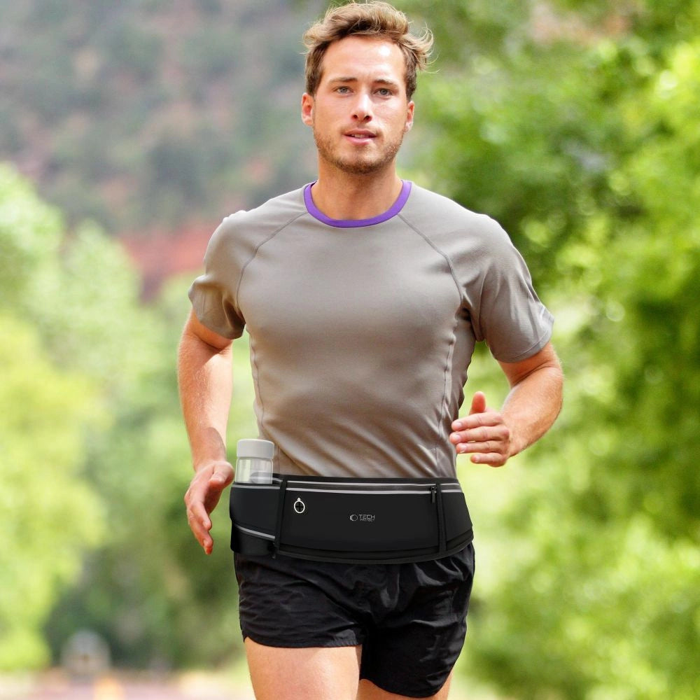 Tech-Protect M3 Universal Sport Waist Bag - Black
