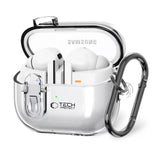 Tech-Protect FlexAir Case med Carabiner til Samsung Galaxy Buds 3 / 3 Pro - Gennemsigtig