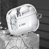 Tech-Protect FlexAir Case med Carabiner til Samsung Galaxy Buds 3 / 3 Pro - Gennemsigtig