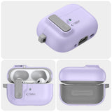 Tech-Protect Slim Hook Case med Carabiner til Apple AirPods Pro 1 / 2 - Purple