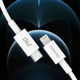 Dudao L6X USB-C - Lightning PD 20W 1m Kabel - Hvid