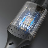 Dudao L3CL USB-C - Lightning 30W 2m flettet kabel - sort