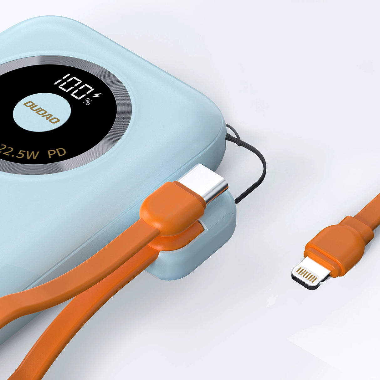 Powerbank Dudao K21 Mini 10000mAh 22.5W USB-A / USB-C - blå