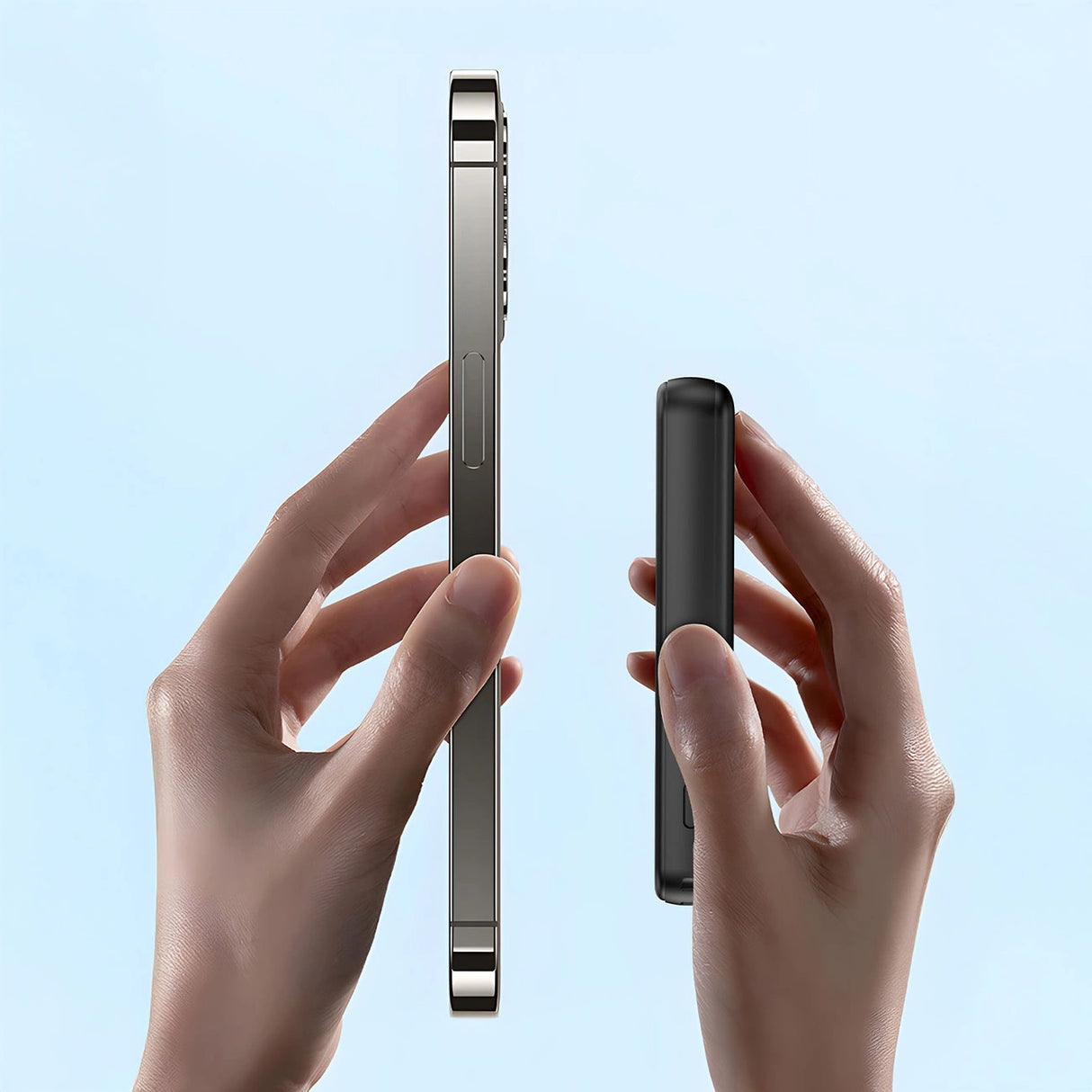 Powerbank Dudao K14S+ 10000mAh 20W USB-A / USB-C / MagSafe med stand - sort