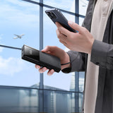 Joyroom JR-PBF19 22.5W 10000mAh Powerbank med to indbyggede kabler - sort