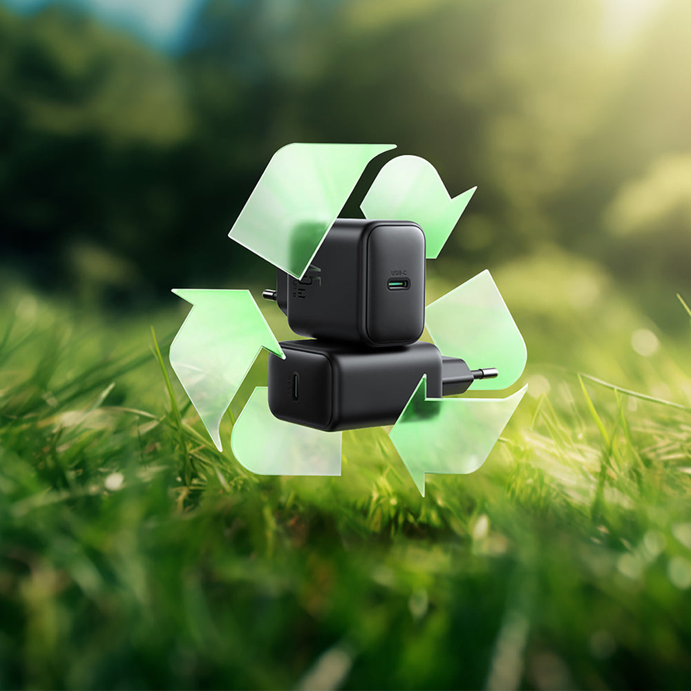 Joyroom JR-TCG13 45W GaN Wall Charger til Samsung Ultra - sort