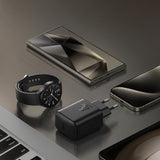 Joyroom JR-TCG13 45W GaN Wall Charger til Samsung Ultra - sort