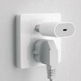 Dudao A14EUC PD 20W USB-C Wall Charger med kabel - hvid