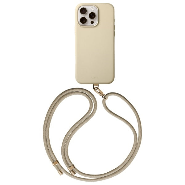 Uniq Coehl Muse Magnetisk opladningsfoder til iPhone 16 Pro - Beige