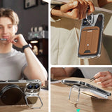 ESR Classic Hybrid Kickstand Halolock MagSafe Case Set + hærdet glas til iPhone 16 PLUS - Clear