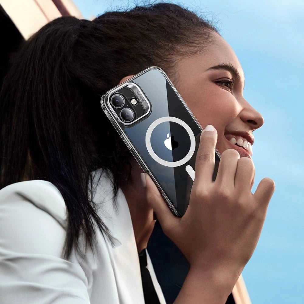 ESR Classic Hybrid Kickstand Halolock MagSafe Case Set + hærdet glas til iPhone 16 PLUS - Clear