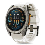 Tech-Protect Silicone Strap til Garmin Fenix 5S / 5S PLUS / 6S / 6S Pro / 7S / 8 (43MM) - Titanium