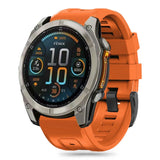 Tech-Protect Silicone Strap til Garmin Fenix 5S / 5S PLUS / 6S / 6S Pro / 7S / 8 (43MM) - Orange