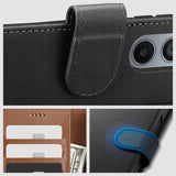 Tech-Protect Wallet Case til Motorola EDGE 50 NEO - sort