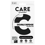 CARE af PanzerGlass Feature Double Defense Case til iPhone 16 Pro - sort