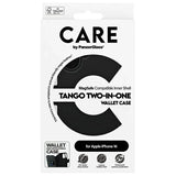 CARE af PanzerGlass Feature Tango 2in1 Wallet MagSafe Case til iPhone 16 - sort