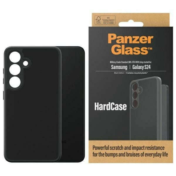 PanzerGlass HardCase Military grade til Samsung Galaxy S24 - sort