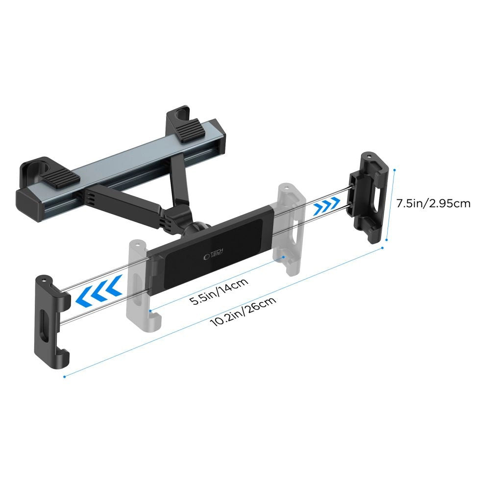 Tech-Protect V3 hovedstøtte bilmontering - sort