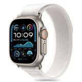 Tech-Protect Nylon Stripe Strap til Apple Watch 6 / 7 / 8 / 9 / 10 / SE / Ultra 1 / 2 (44 / 45 / 46 / 49 MM) - Grå