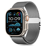 Tech-Protect Milano Strap til Apple Watch 6 / 7 / 8 / 9 / 10 / SE / Ultra 1 / 2 (44 / 45 / 46 / 49 MM) - Sølv