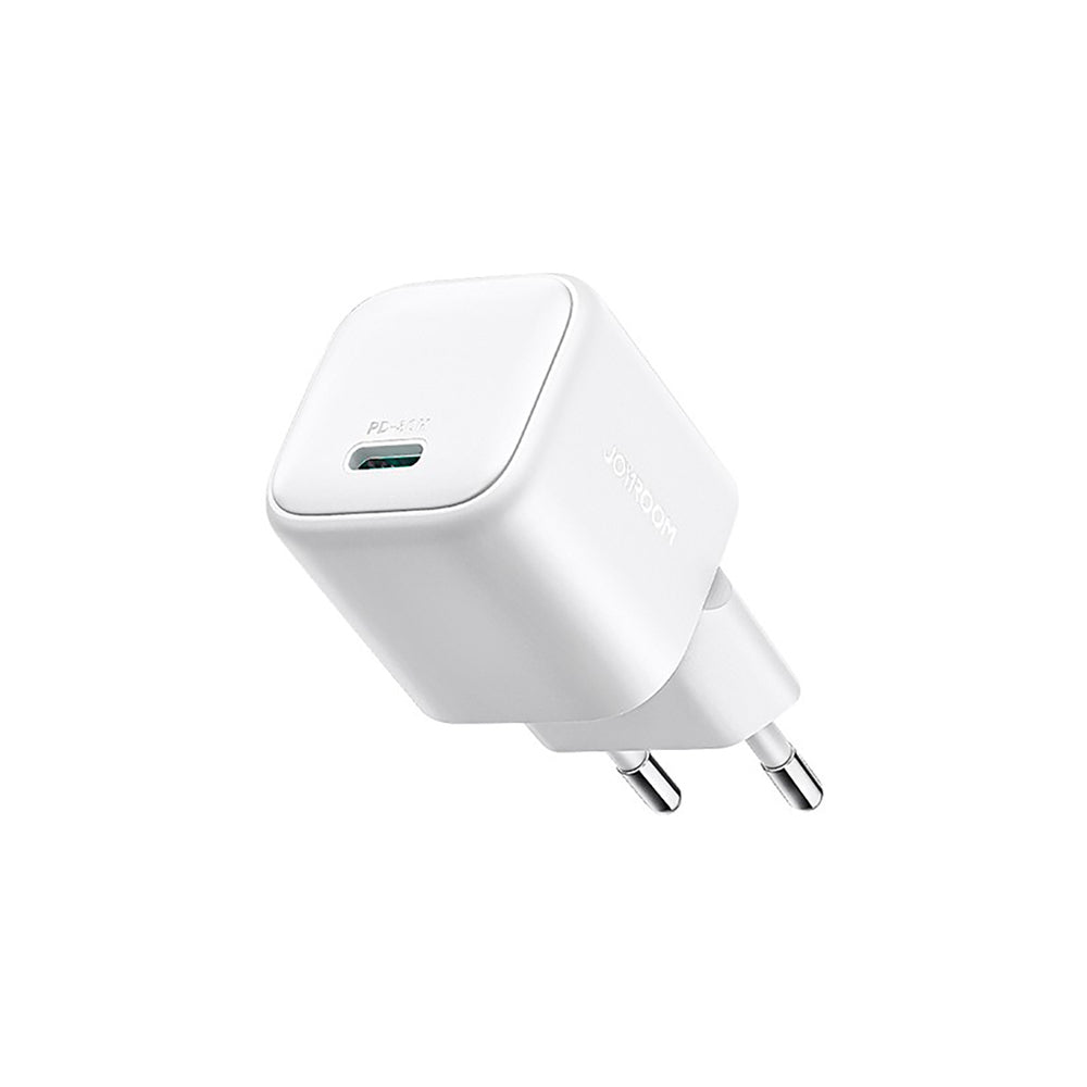 Joyroom JR-TCG15 Mini 30W GaN USB-C Wall Charger - hvid