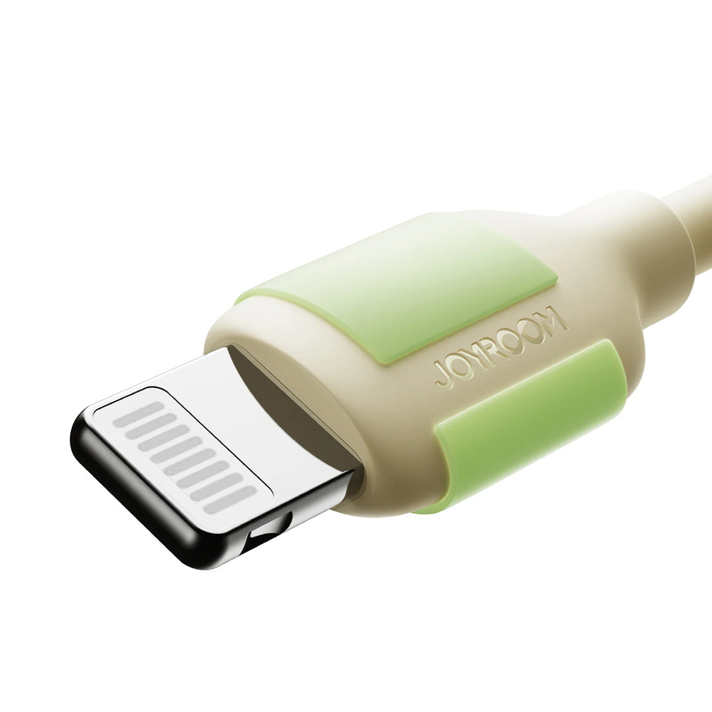 Joyroom S-A53 30W USB-C - Lightning Cable with Fluorescent Tip 1.2m - Beige