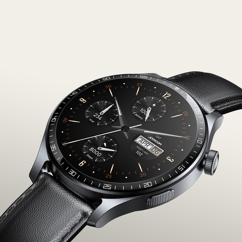 Joyroom Classic Series JR-FC2 Pro Smartwatch med funktionen til at besvare opkald - mørkgrå